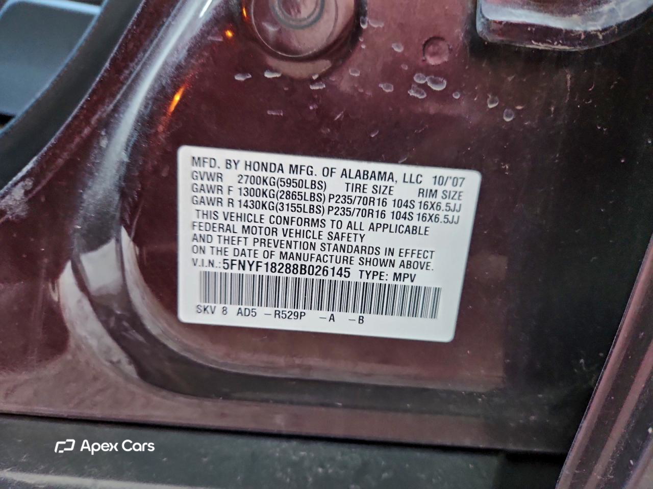 Honda Pilot 2008