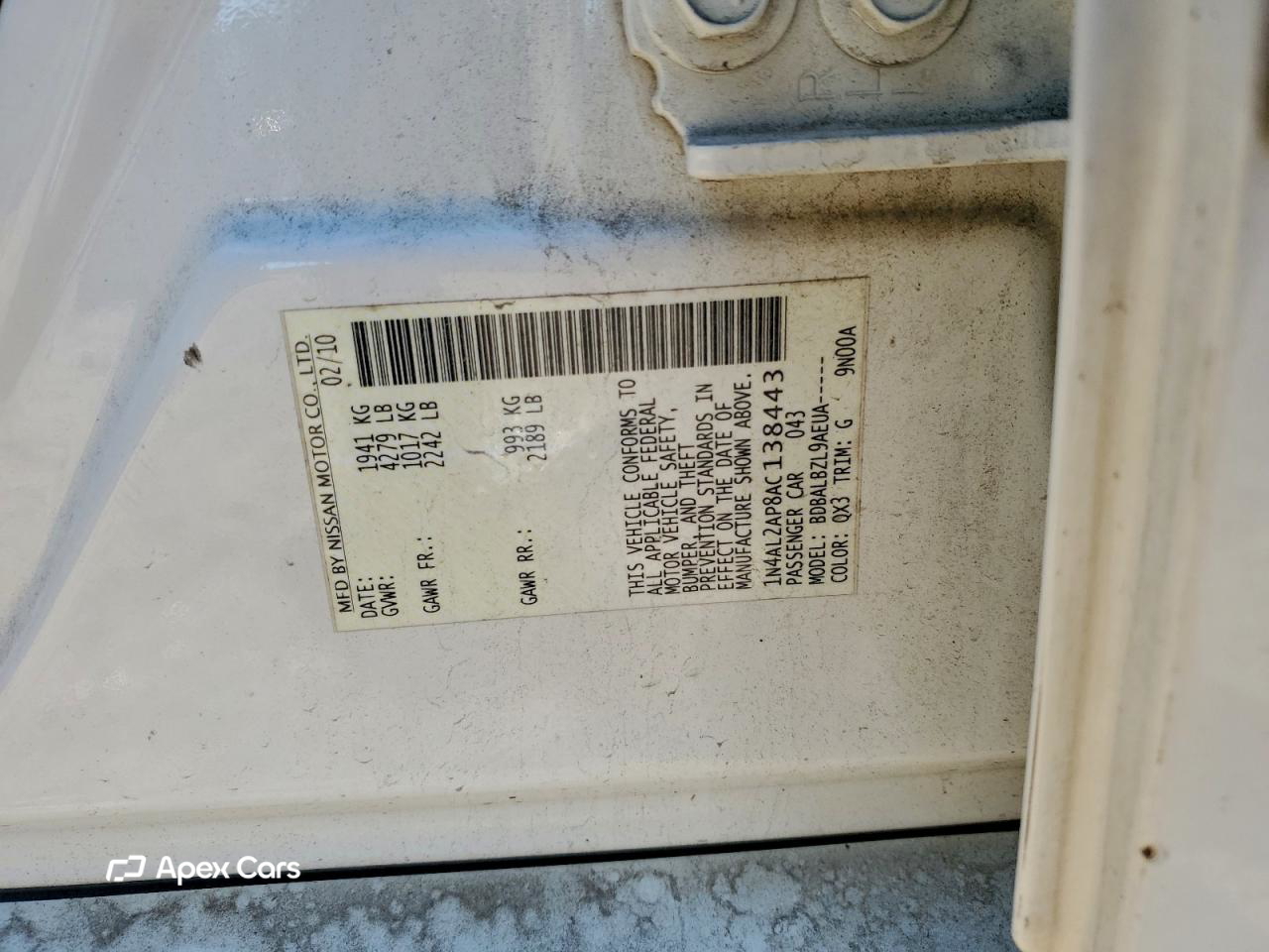 Nissan Altima 2010