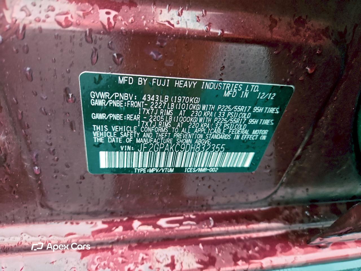 Subaru XV 2013
