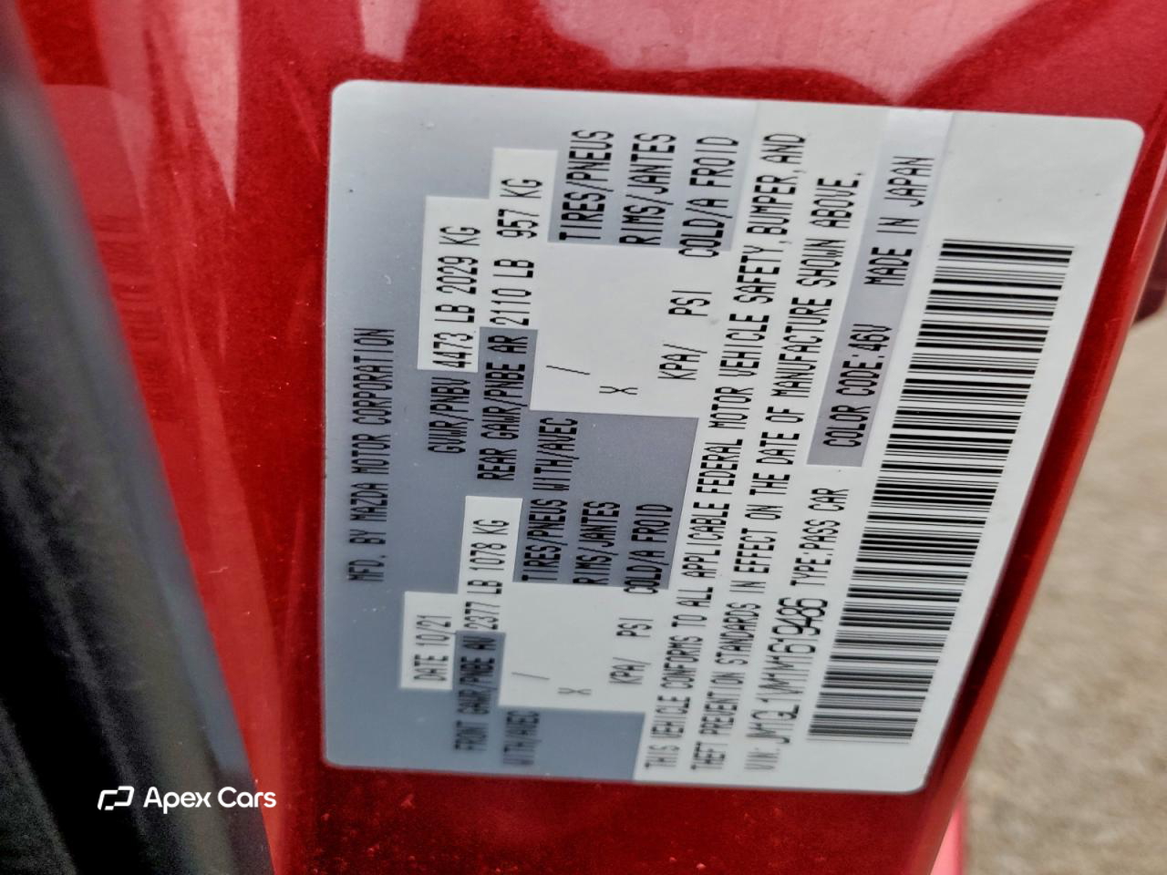Mazda 6 2021