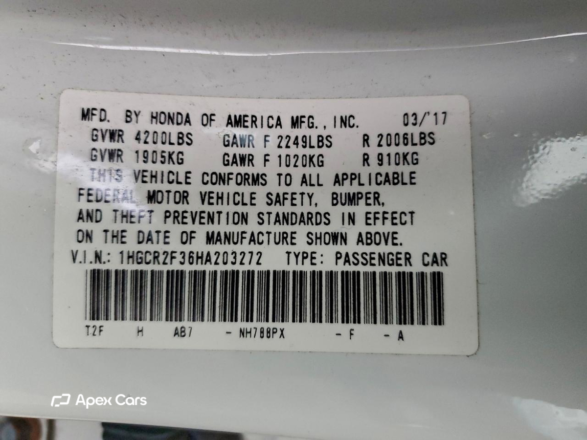 Honda Accord 2017