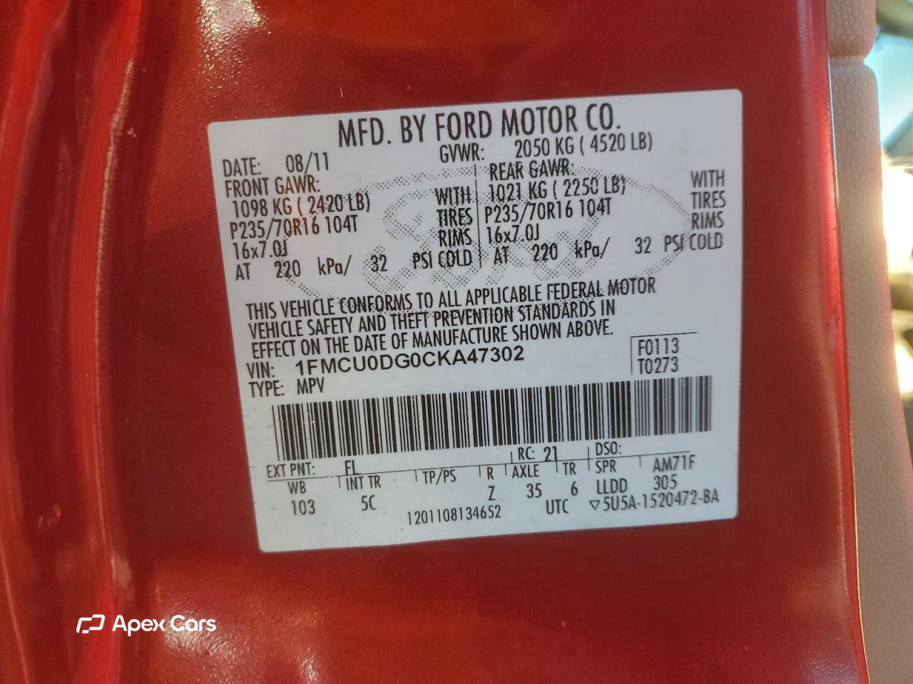 Ford Escape 2012