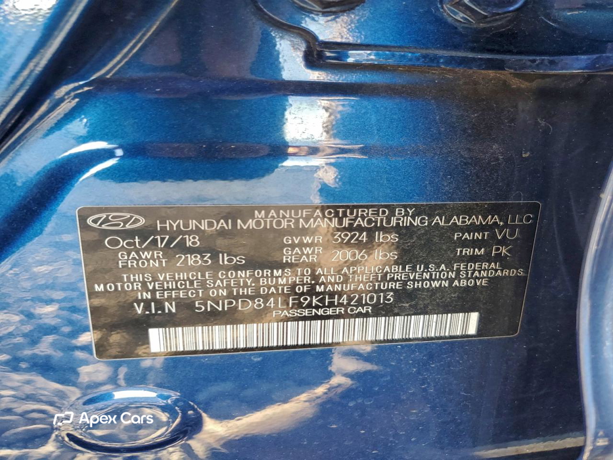 Hyundai Elantra 2019