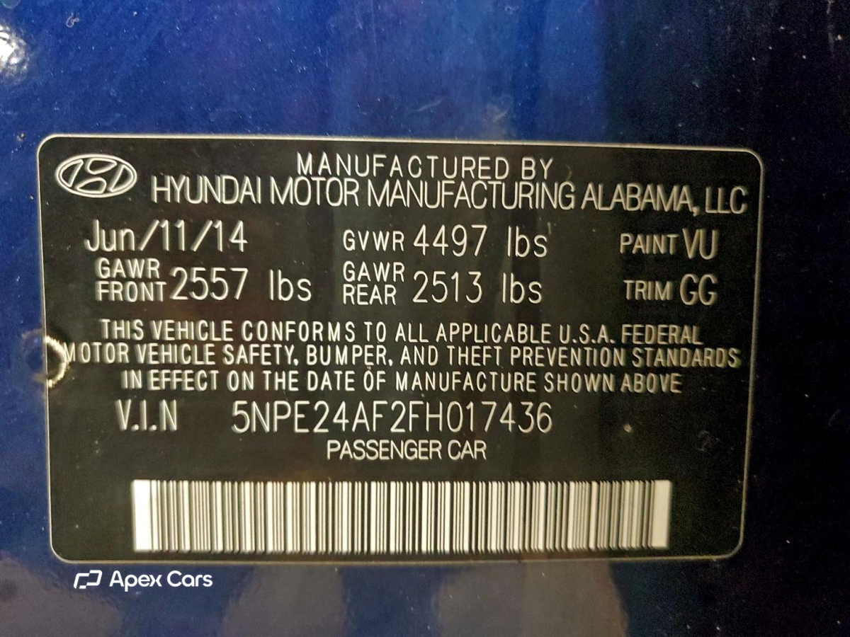 Hyundai Sonata 2015