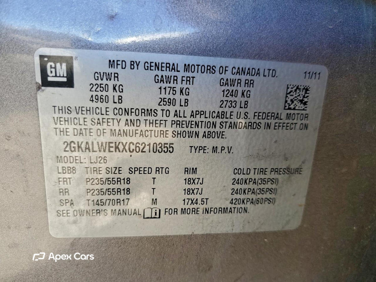 GMC Terrain 2012