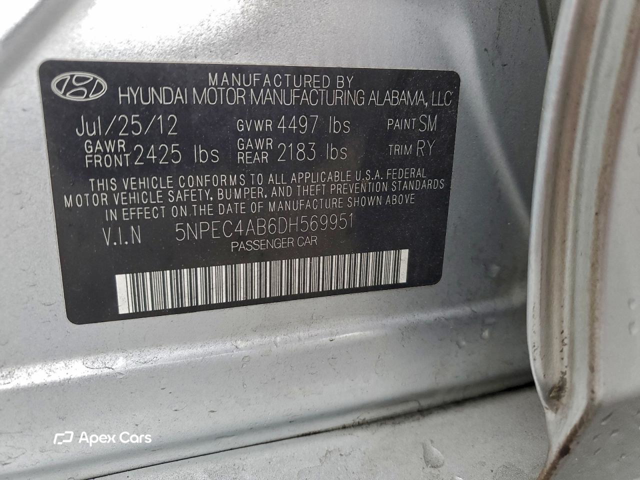 Hyundai Sonata 2013