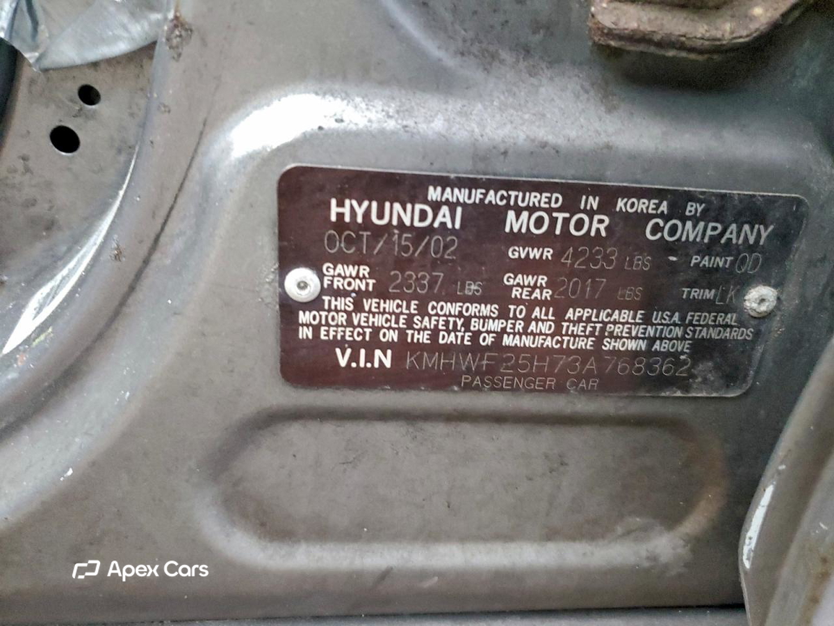 Hyundai Sonata 2003