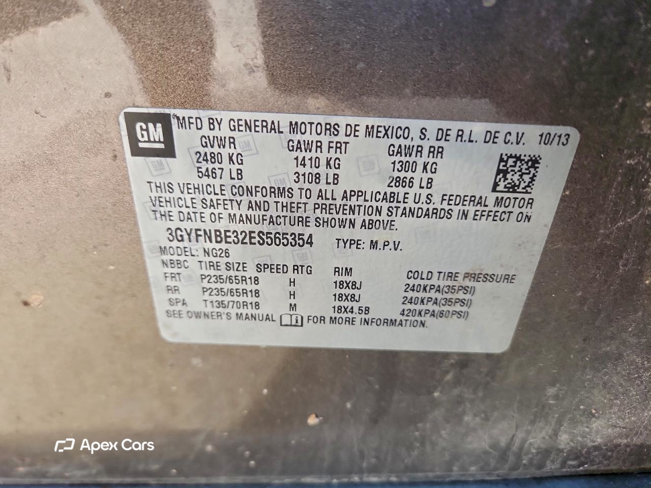 Cadillac SRX 2014