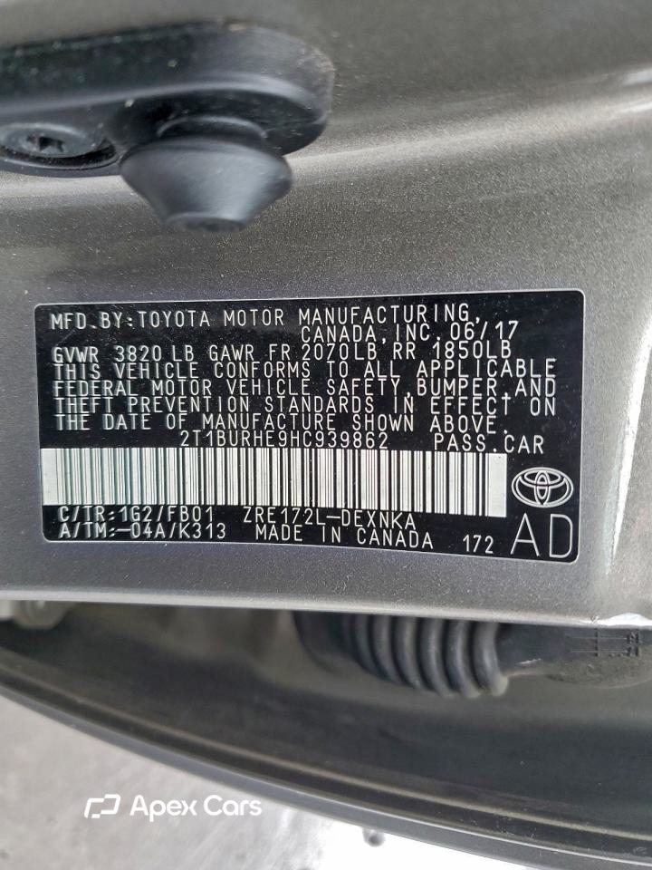 Toyota Corolla 2017
