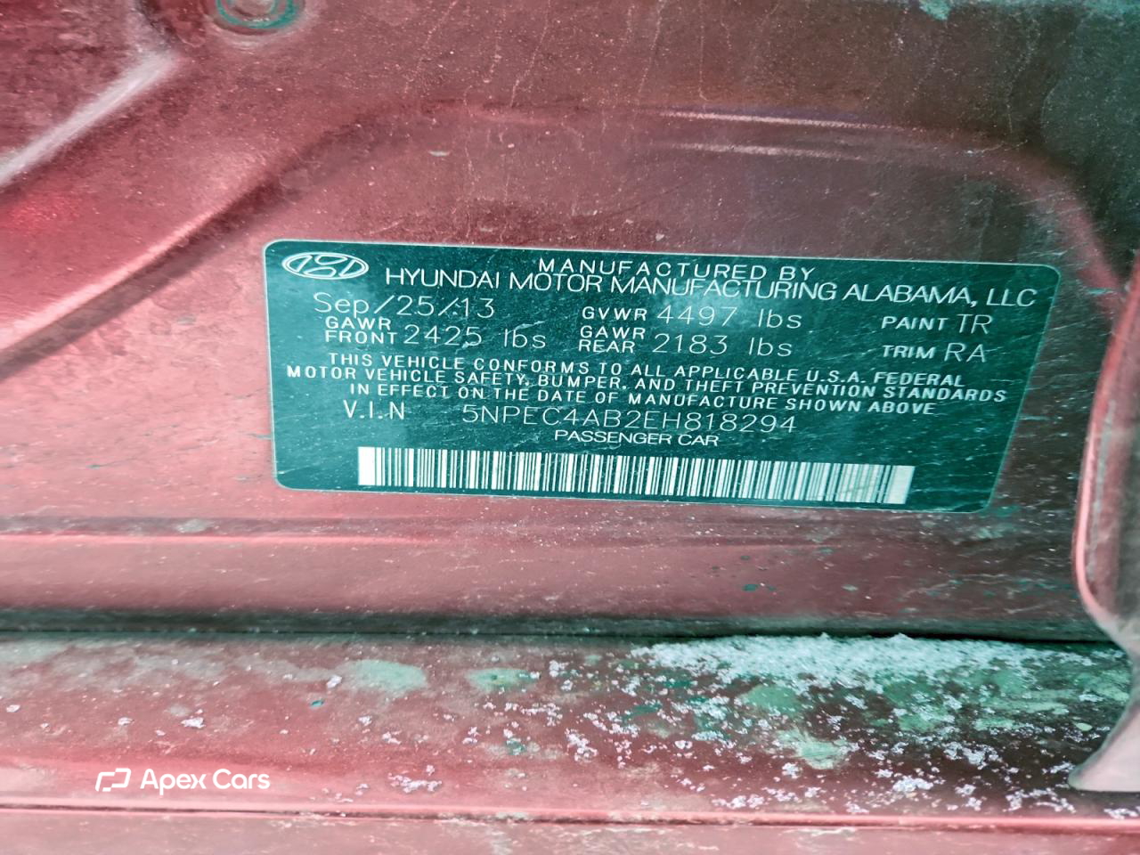 Hyundai Sonata 2014