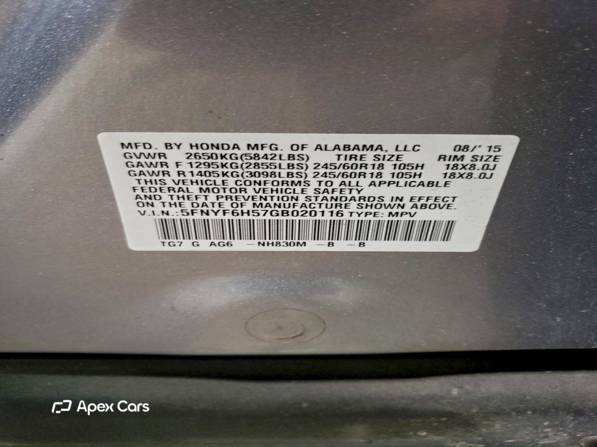 Honda Pilot 2016