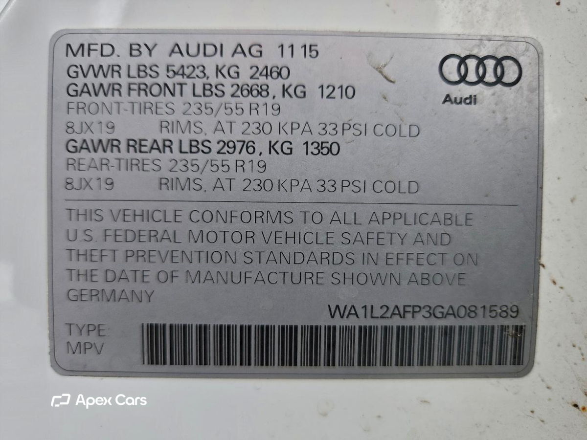 Audi Q5 2016