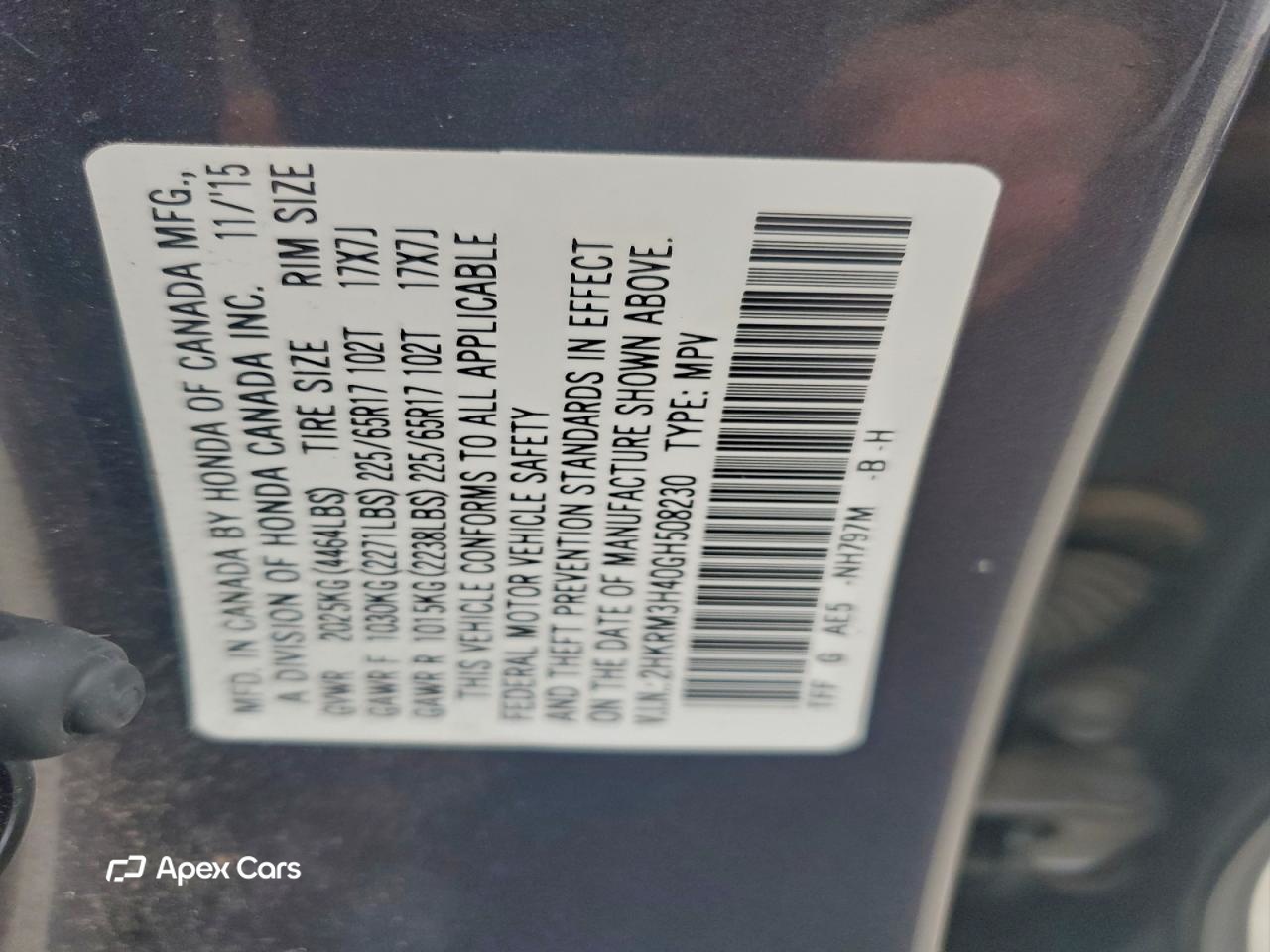 Honda CR-V 2016