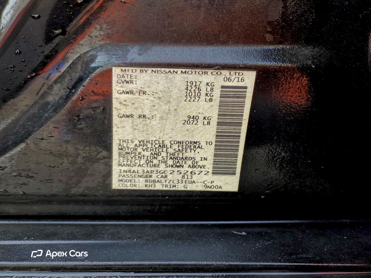 Nissan Altima 2016