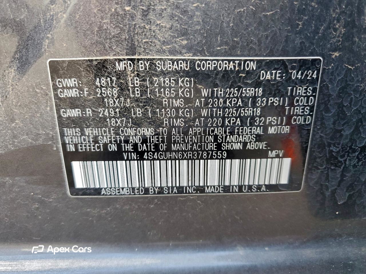 Subaru XV 2024