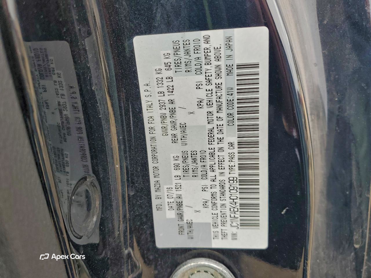 Fiat 124 Spider 2017