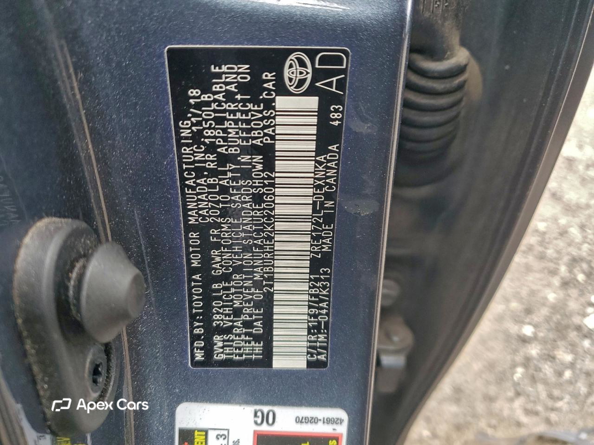 Toyota Corolla 2019