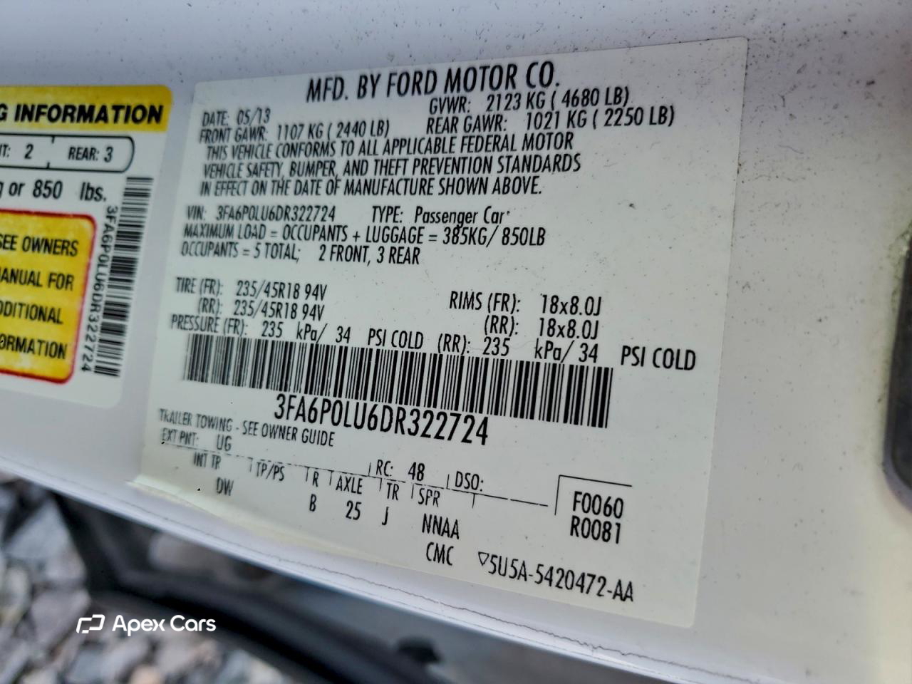 Ford Fusion 2013