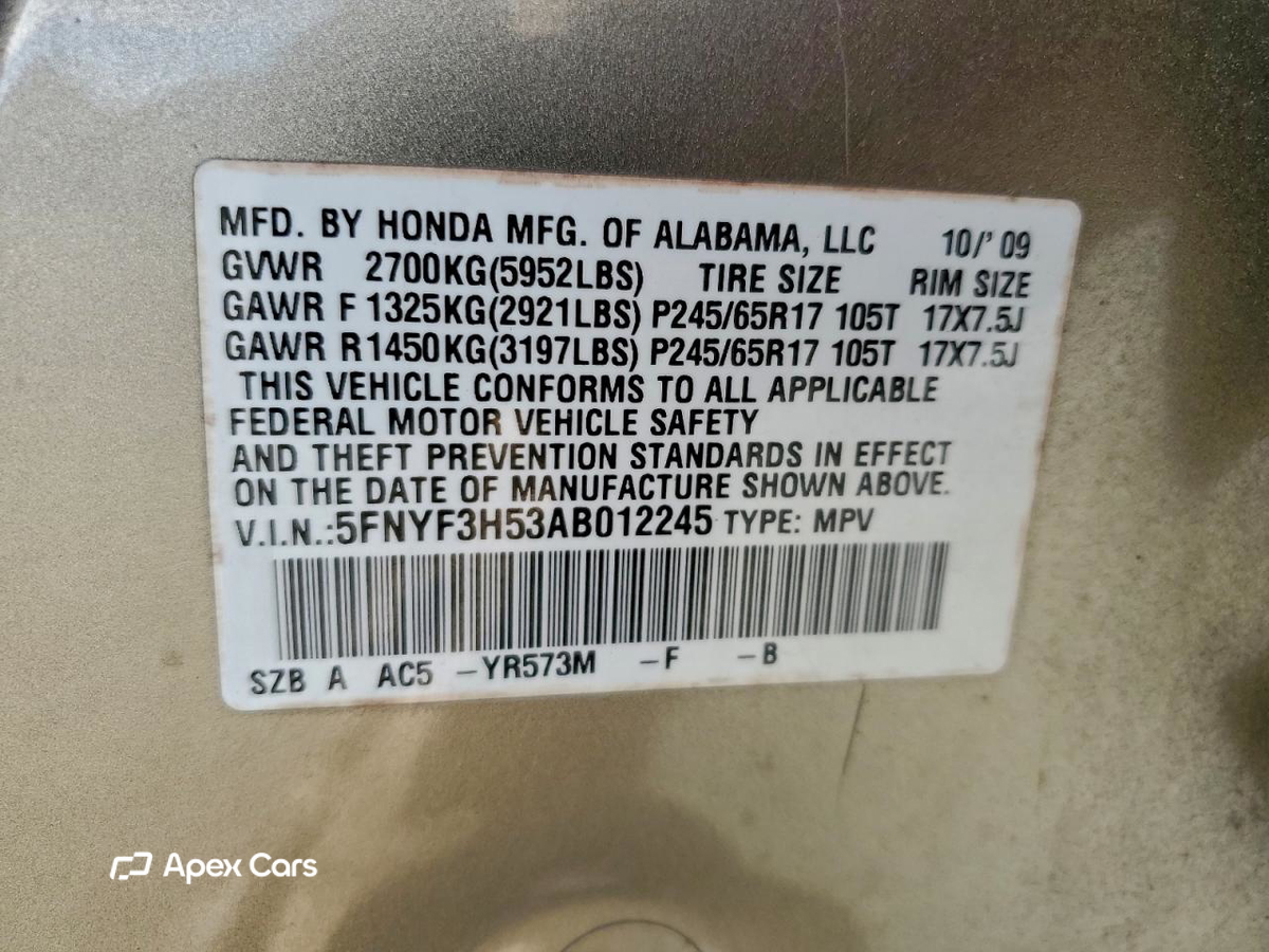 Honda Pilot 2010