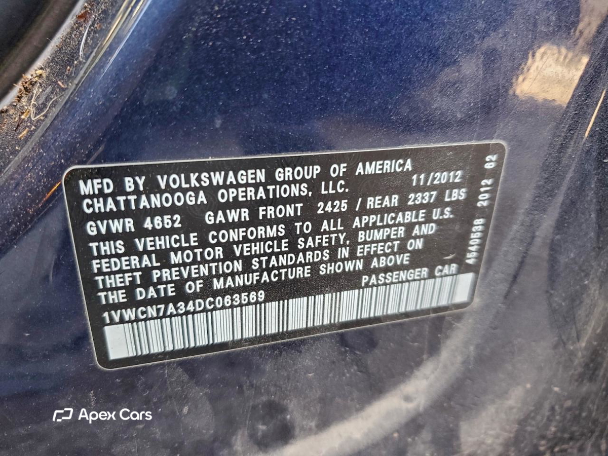 Volkswagen Passat 2013