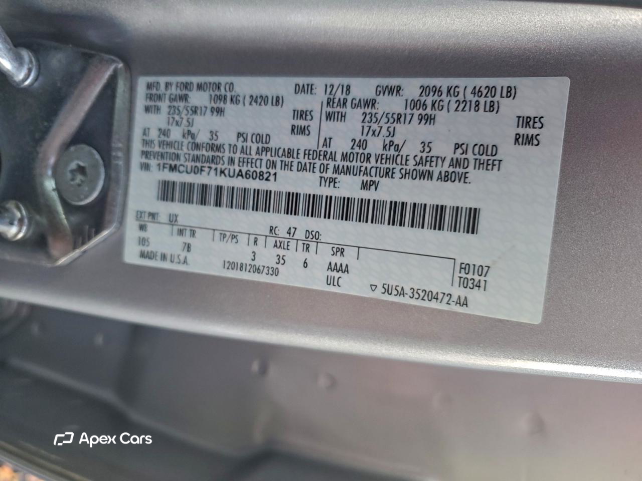 Ford Escape 2019