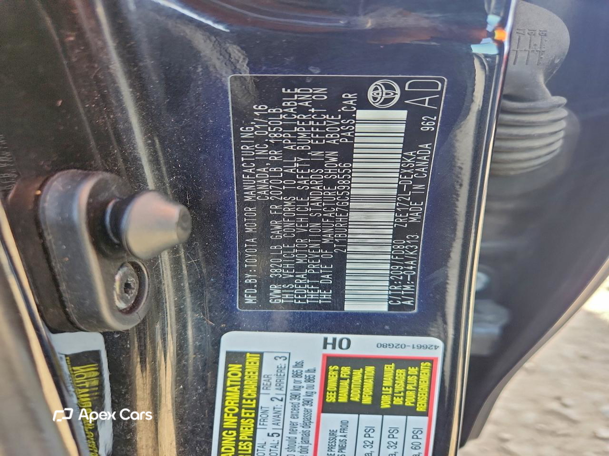 Toyota Corolla 2016
