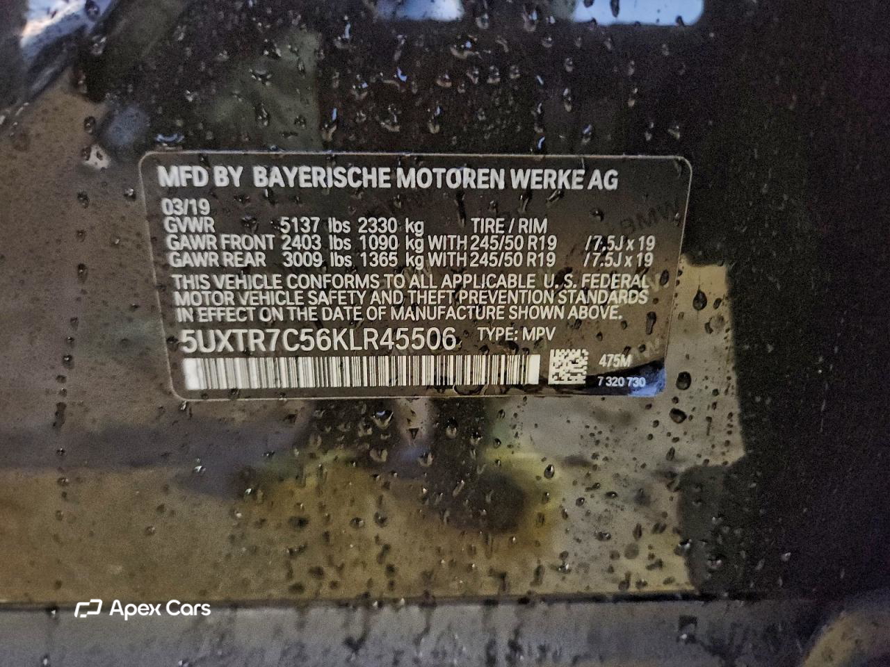 BMW X3 2019