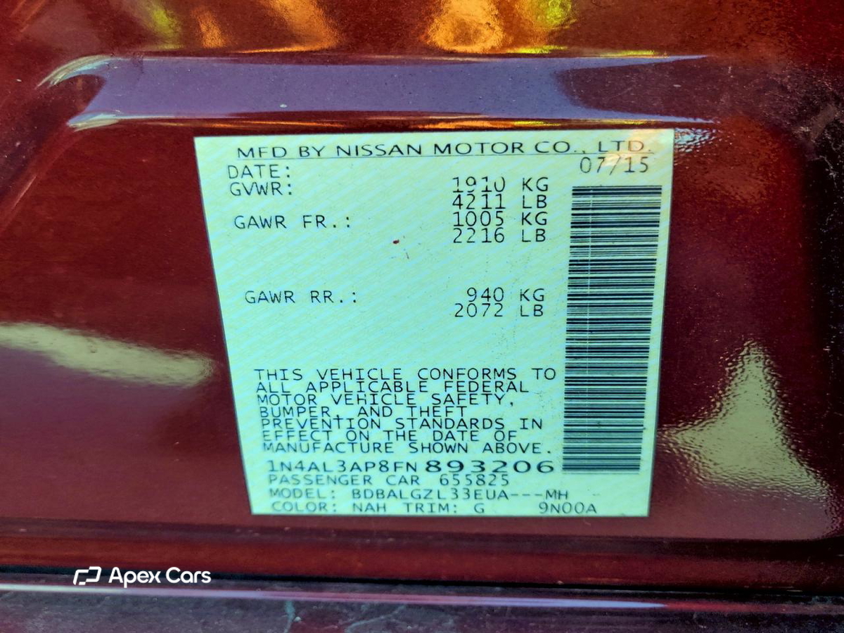 Nissan Altima 2015