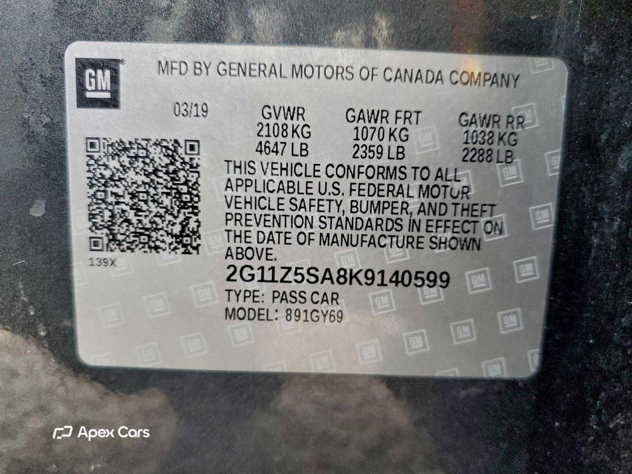 Chevrolet Impala 2019