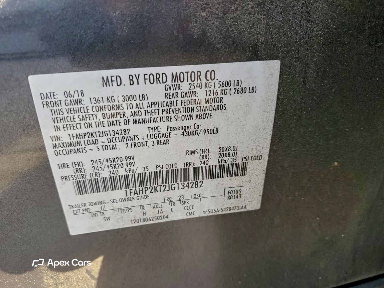 Ford Taurus 2018