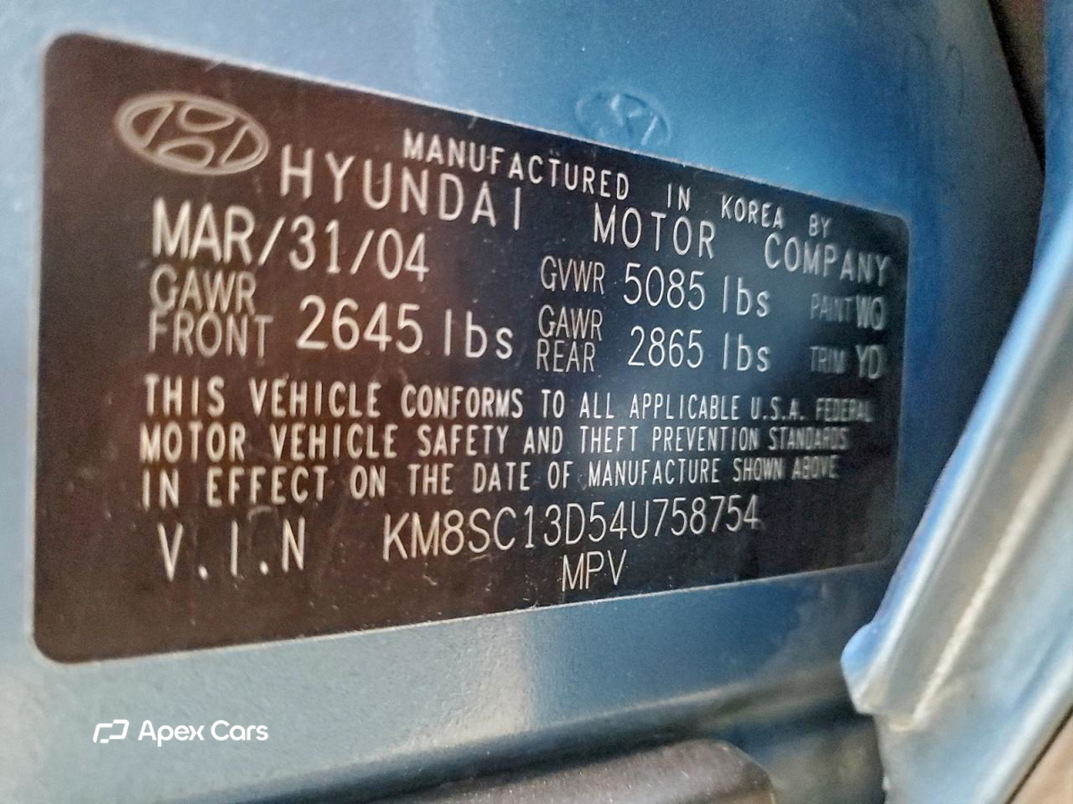 Hyundai Santa Fe 2004