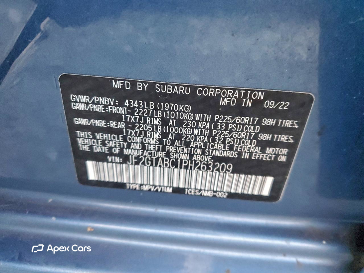 Subaru XV 2023