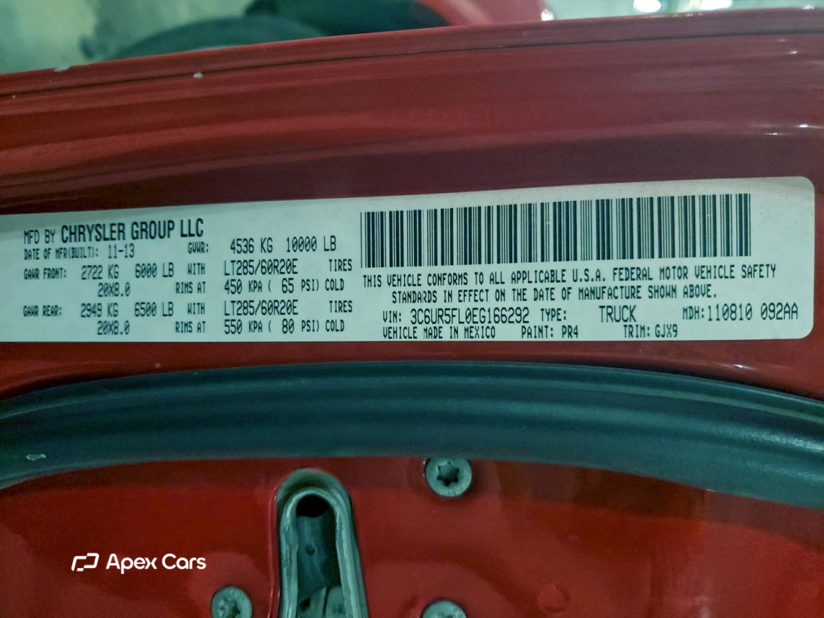 RAM 2500 2014