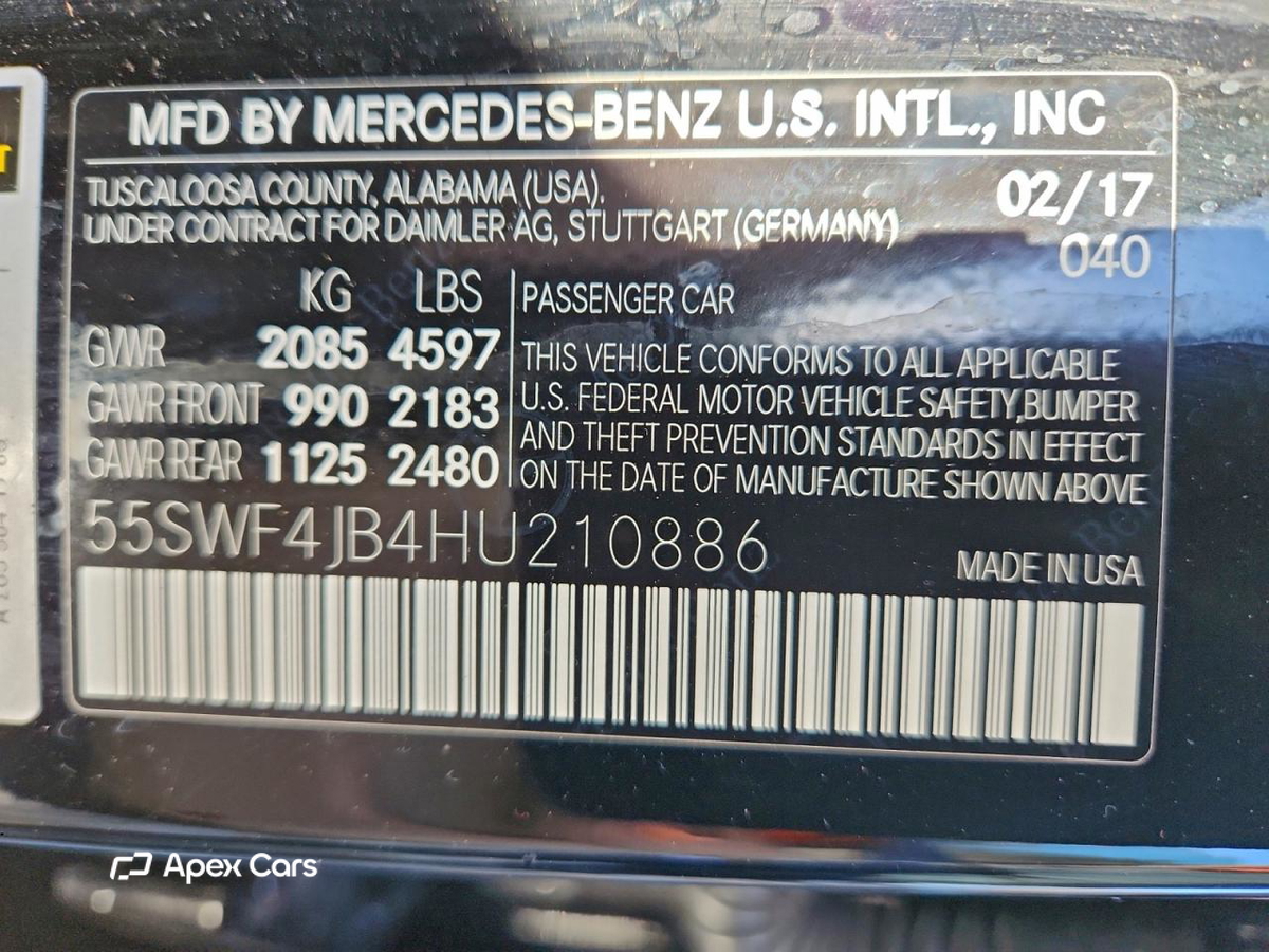 Mercedes-Benz C-klasse 2017