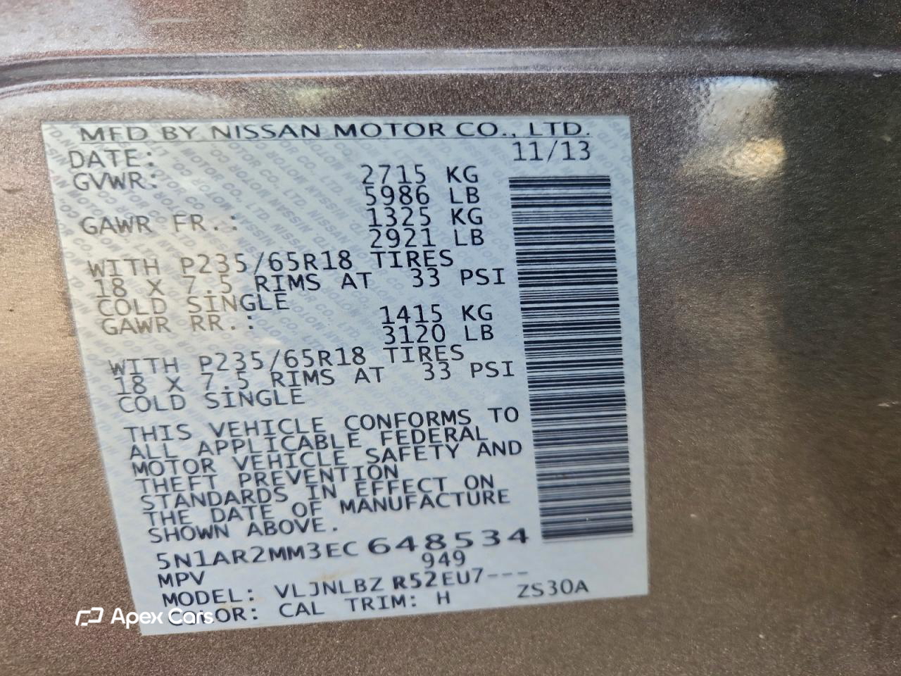 Nissan Pathfinder 2014