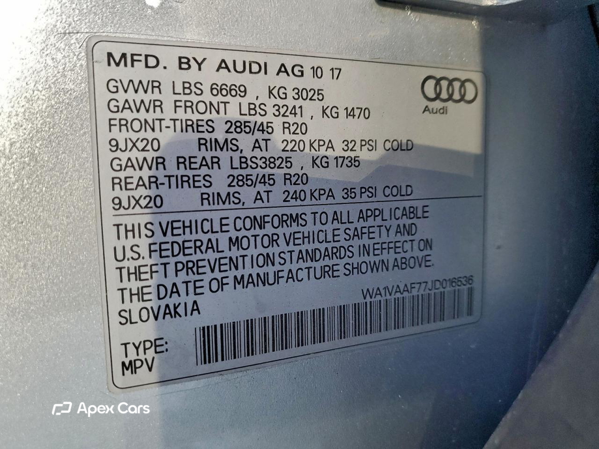 Audi Q7 2018
