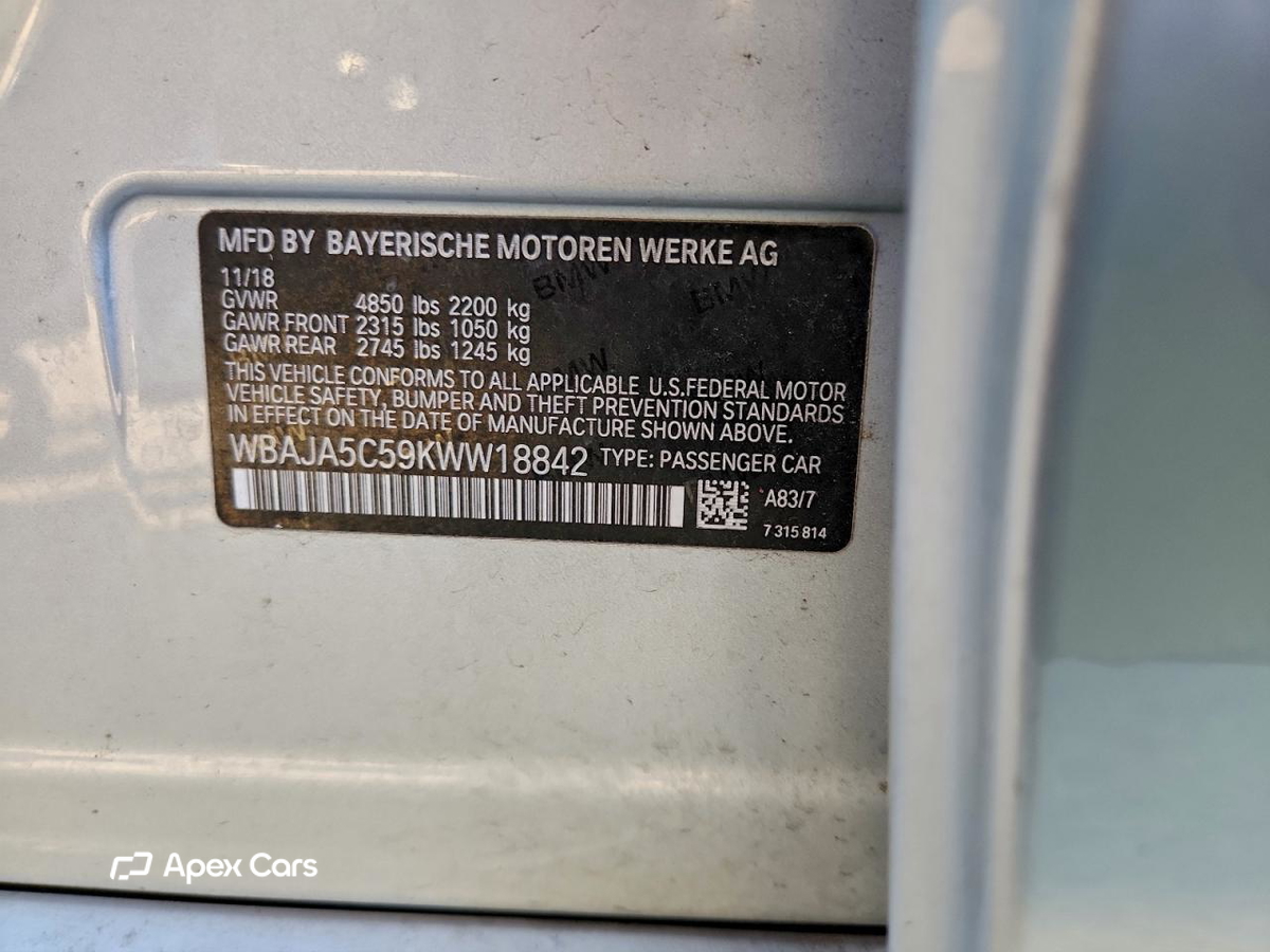 BMW Series 5 2019