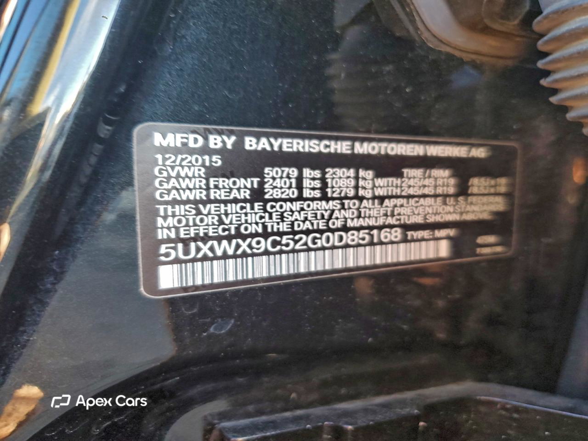 BMW X3 2016