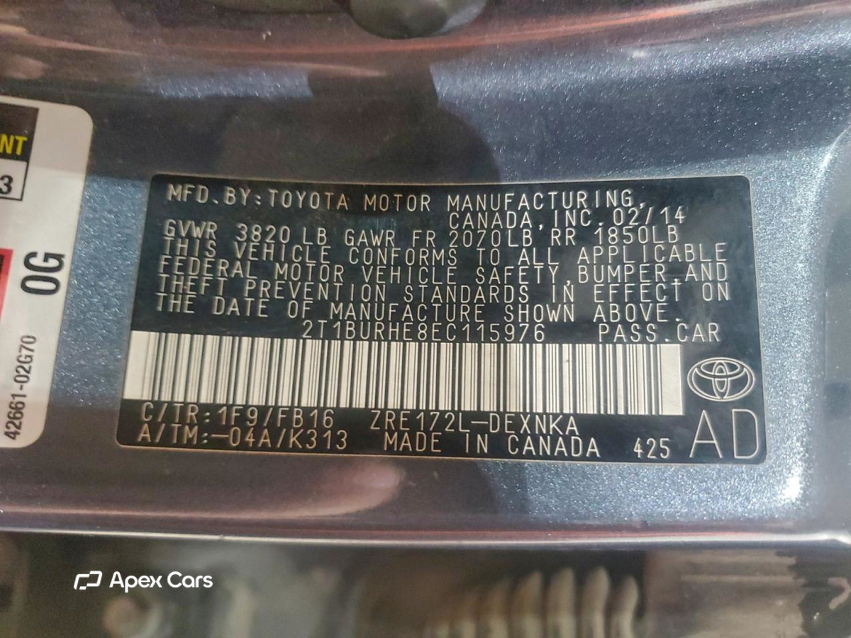 Toyota Corolla 2014