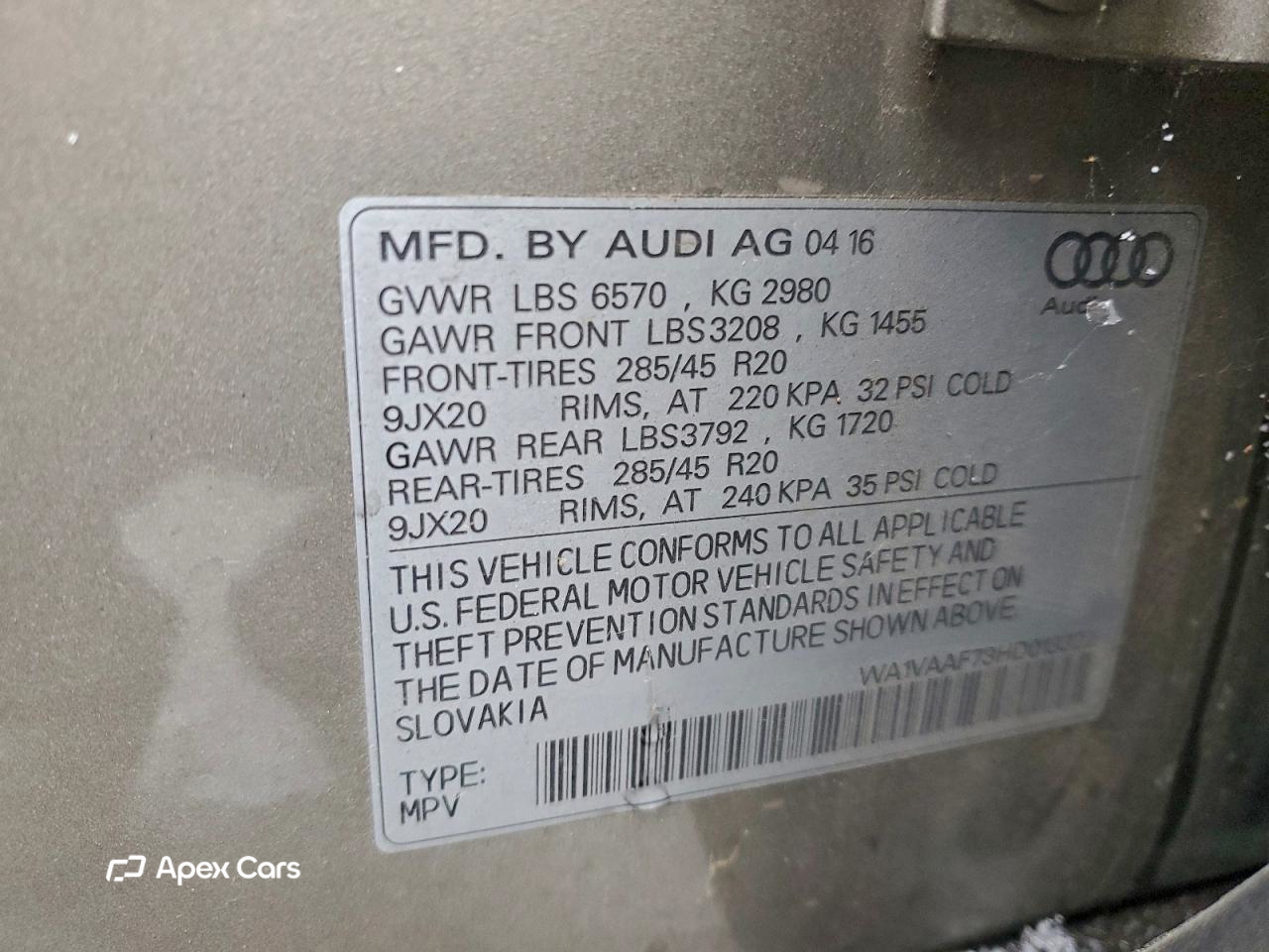 Audi Q7 2017
