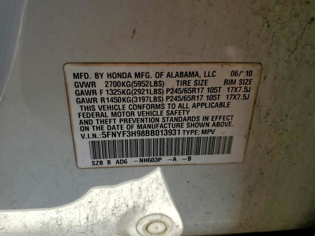 Honda Pilot 2011