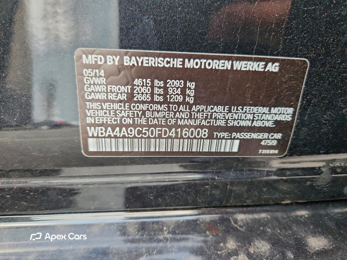 BMW Series 4 2015