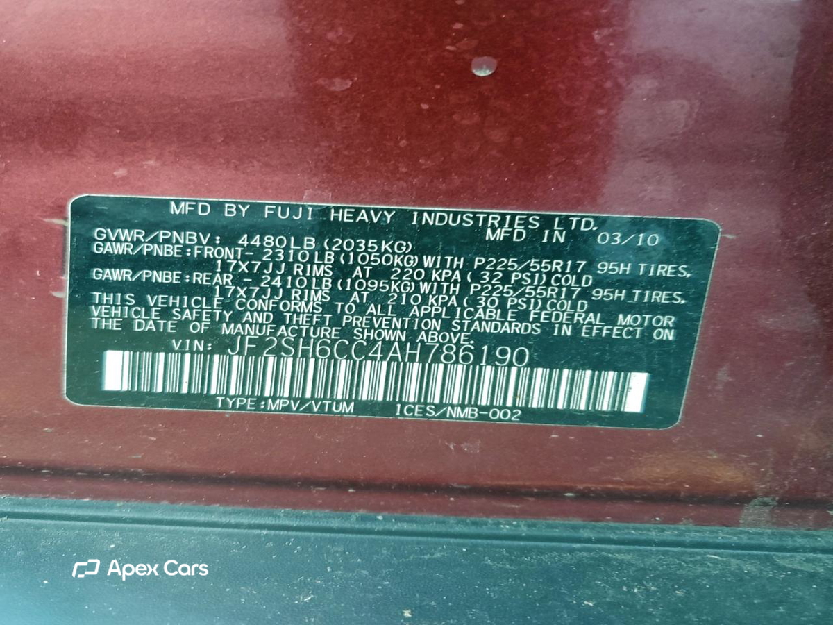 Subaru Forester 2010