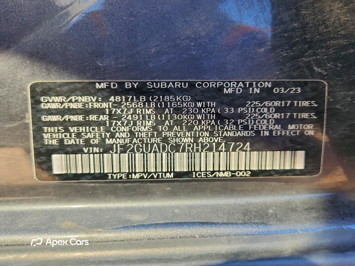 Subaru XV 2024