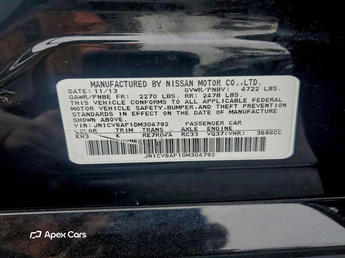 Infiniti G 2013