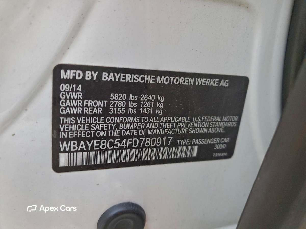 BMW Series 7 2015