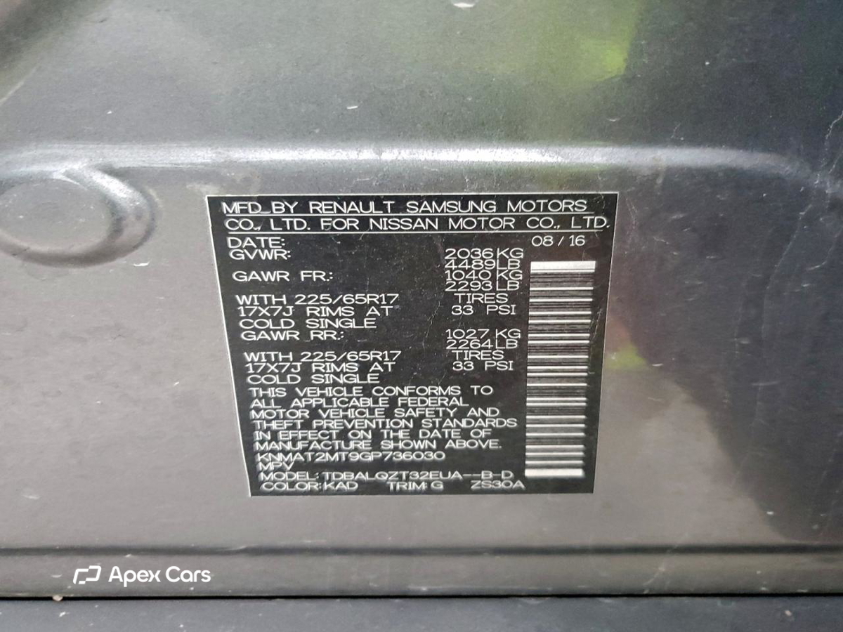 Nissan Rogue 2016