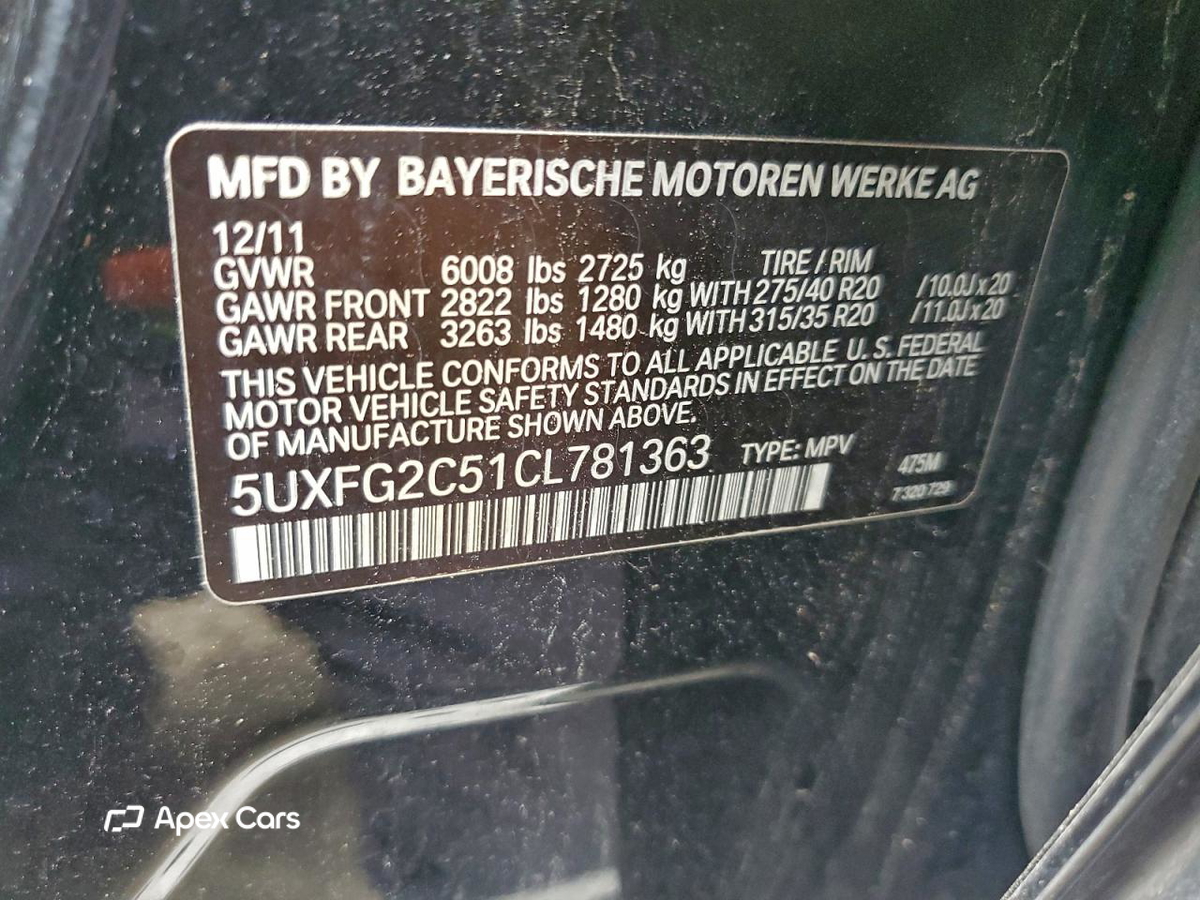 BMW X6 2012