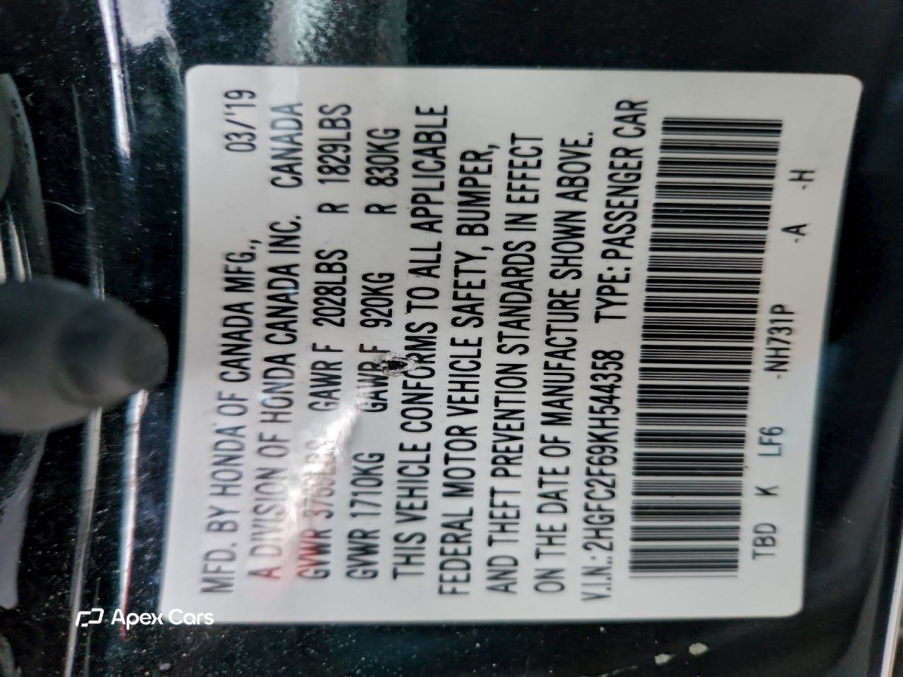 Honda Civic 2019