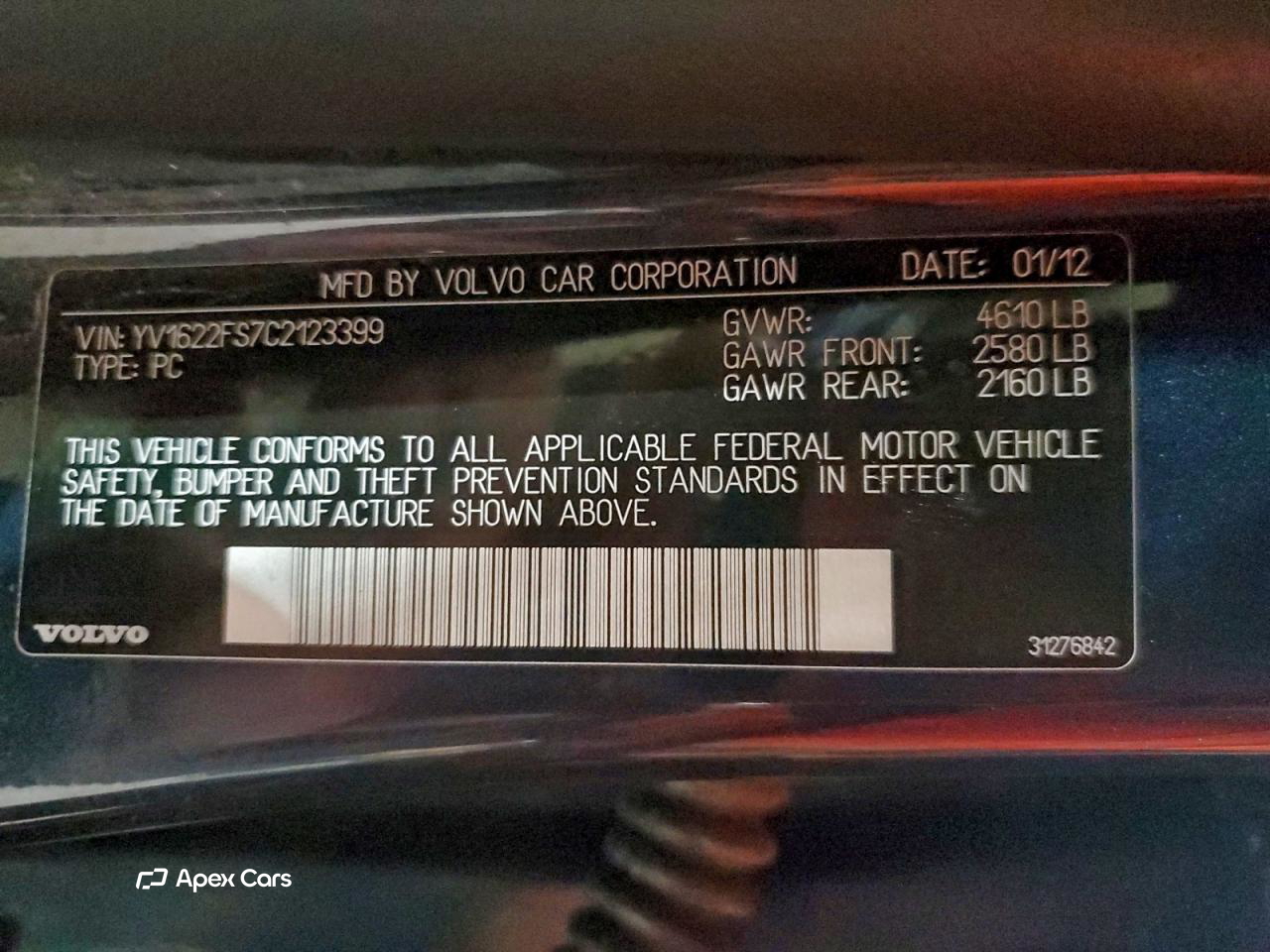 Volvo S60 2012